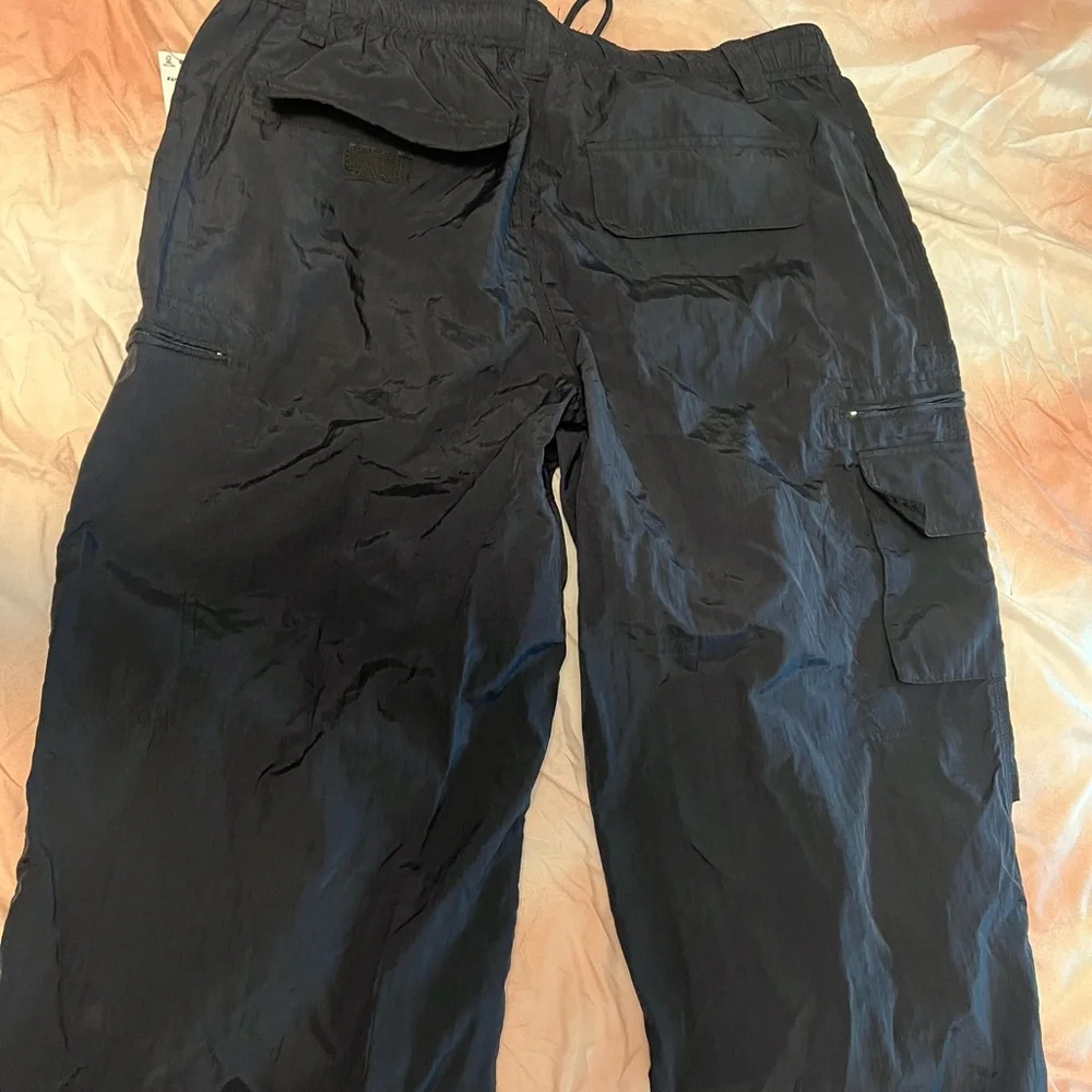 Ardene Charcoal Drawstring Pants - Picture 3 of 4